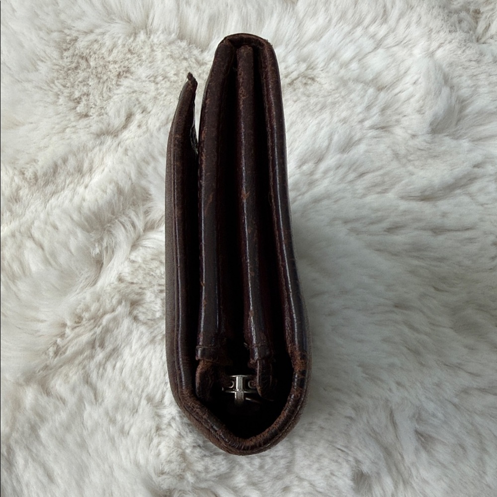Vintage Y2K Coach Mahogany Brown Leather Billfold Wallet - Picture 13 of 17